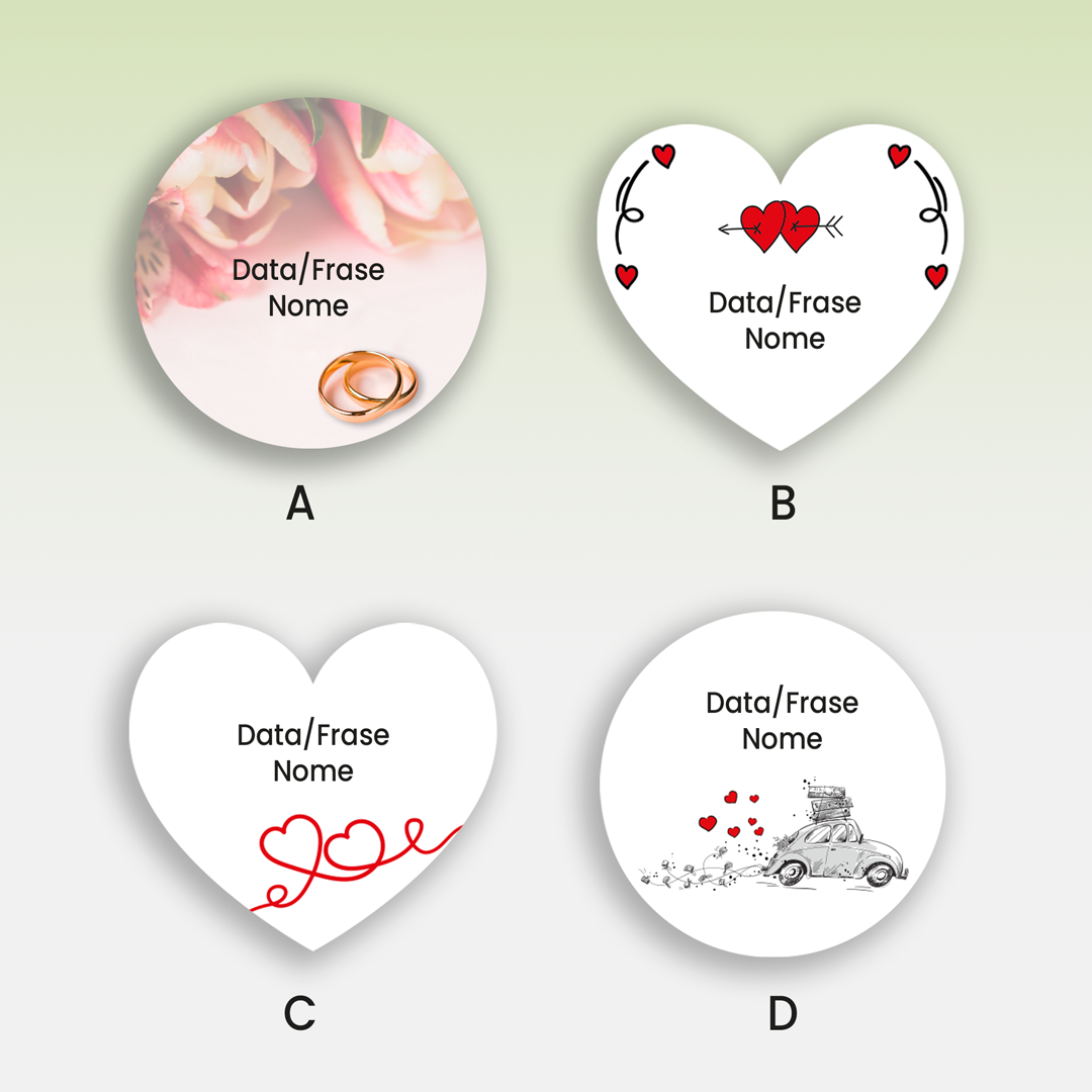 Etichette personalizzate per il tuo matrimonio